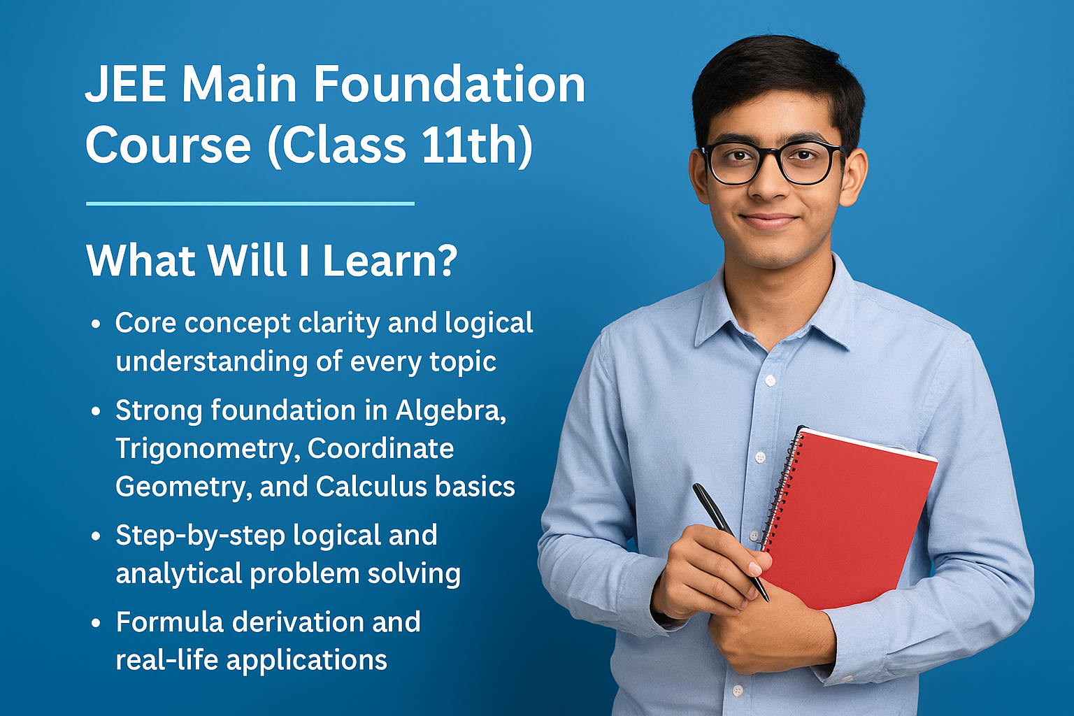 Course 1: JEE Main Foundation (Class 11th)